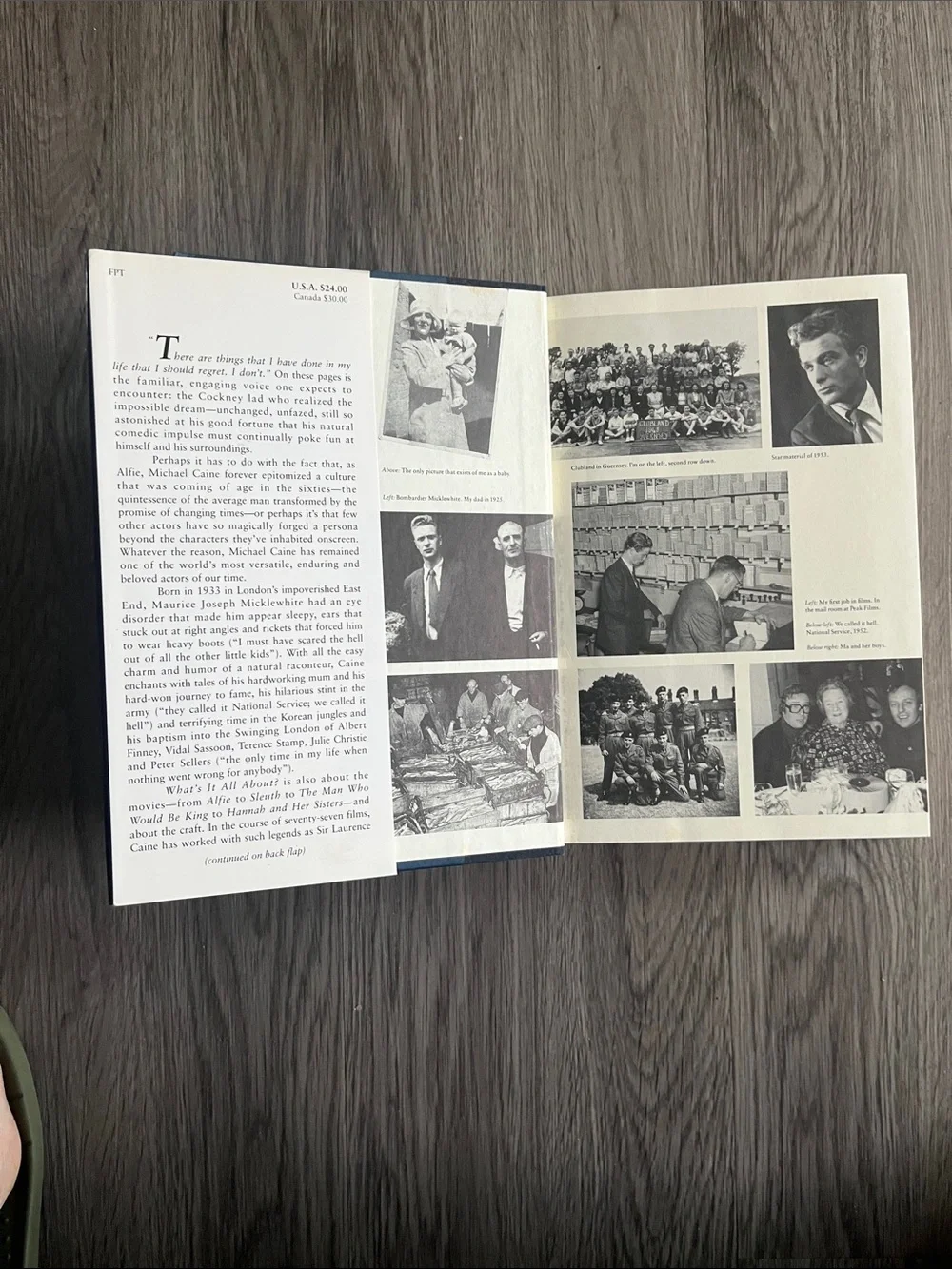 : What's It All About? Navy Hardcover Autobiography